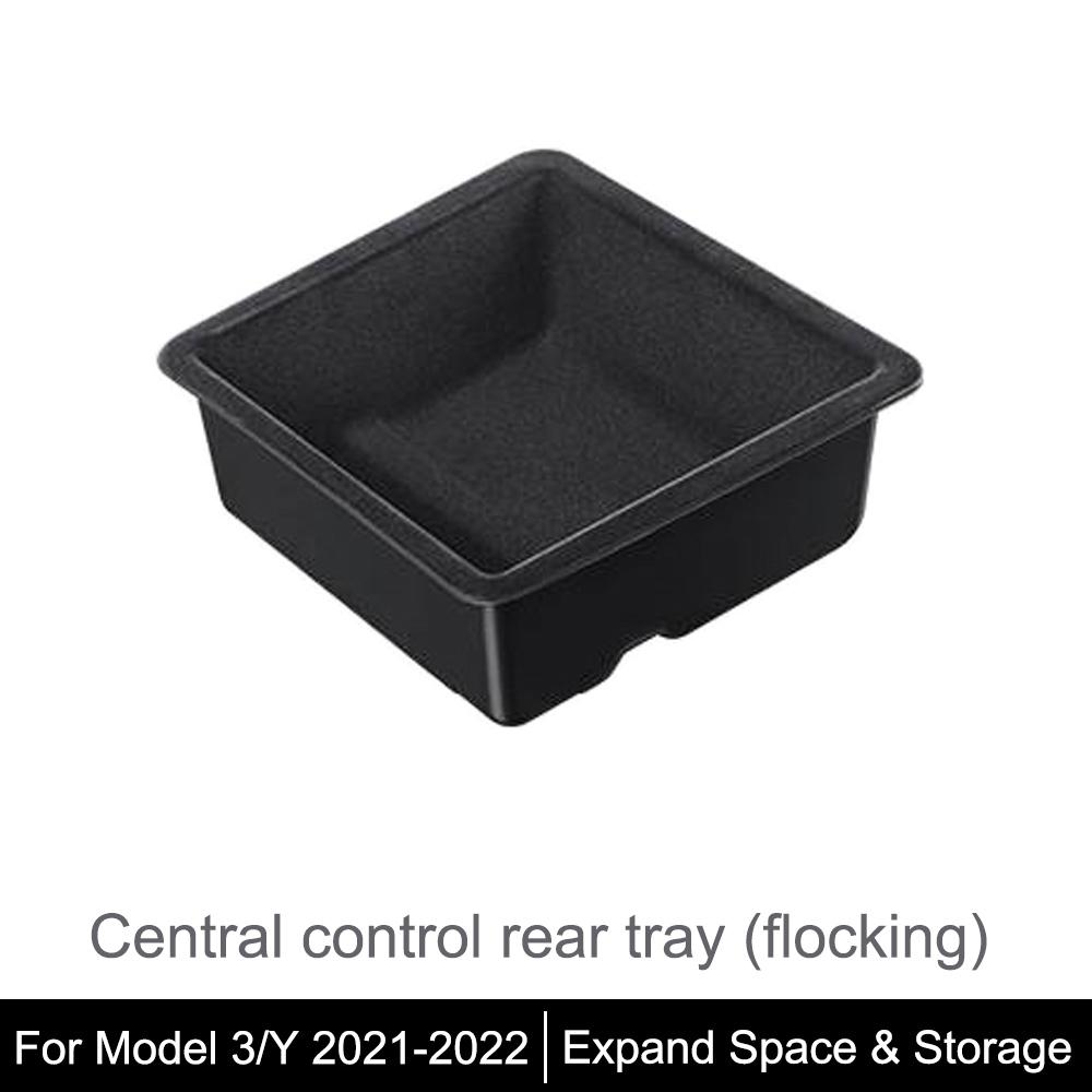 for Tesla Model 3 Y - Central Armrest Storage Box Organizer Center Console Case Hidden Cubby Drawer Storage Box