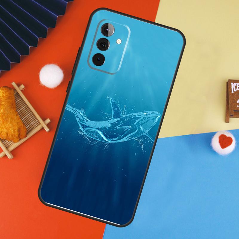 Shark and Killer Whale Case For Samsung Galaxy A53 A33 A13 A54 A34 A14 A56 A36 A16 A06 A12 A32 A52 A35 A17 A15 A55