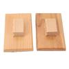 1 Pair Musical Sand Block 10x6cm Wooden Instrument Music Toy for Playing Performance