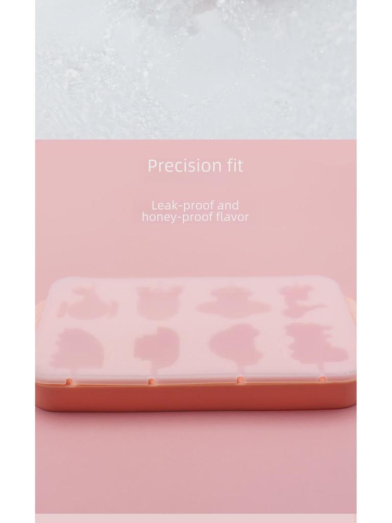 Silikonová forma na lízátka ve tvaru ovoce s víkem a forma na sýrové tyčinky