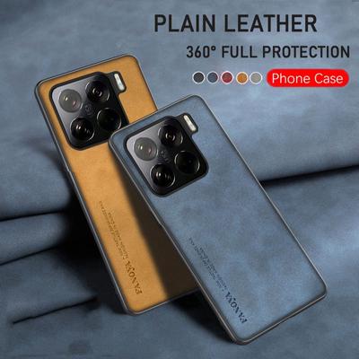 For Xiaomi 15 Pro Sheepskin Leather Phone Case for Xiaomi Mi 15 Pro 14T 13T 14 13 Pro Ultra Matte Soft Edge Back Cover Bumper