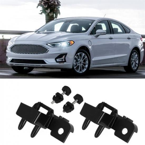 For Ford Fusion MKZ 13-20 DS7Z16758B DS7Z16758C 4PCS Hood Bumper Stopper Bracket