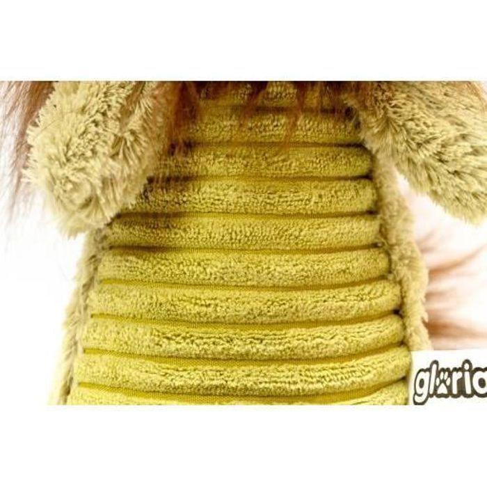 Jouet - Gloria Pets - Peluche Ralph - 20x35x5 cm - Résistant - Couinement fort - Pour chiens moyens