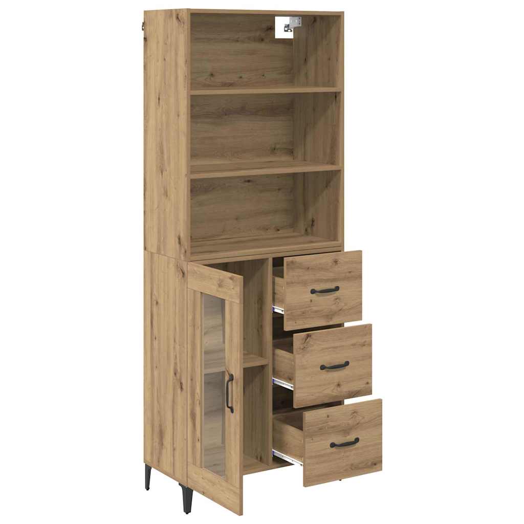 Highboard Artisan Oak 69.5 x 34 x 180 cm Engineered Wood