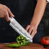 Stainless Steel Kitchen Knife Hammered Meat Cleaver Forging Chef Butcher Knife Skinning Slicing Wooden Handle BBQ Tools