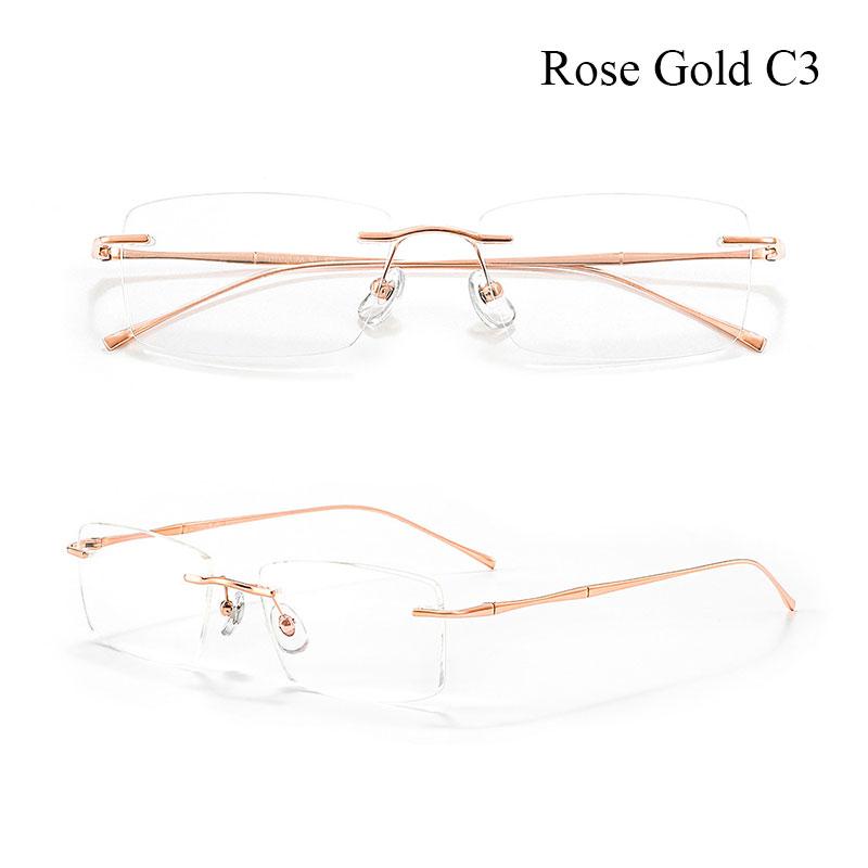 

Супертонкие очки без оправы с защитой от синего излучения +6.00 +2.25