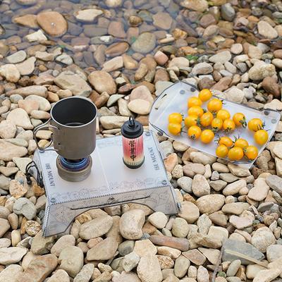 Ultralight Folding Mini Table Food-Grade PP Camp Table Tray Portable for Camping Hiking Fishing BBQ Picnic Outdoor Dining Gear