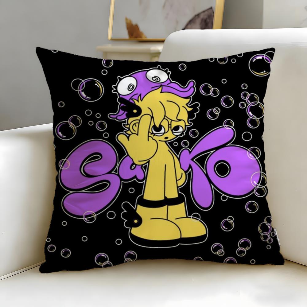 

popular singer Saiko Cushion Cover Soft & Easy-Wash Pillow Case – Versatile for Couch, Bed, Travel and Office 30cmx30cm