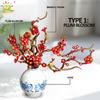 Non-Toxic 2In1 Spring Festival Plum Blossom Holly Model Building Blocks Diy Eternal Flower Desktop Decor Bricks Ornament Toys