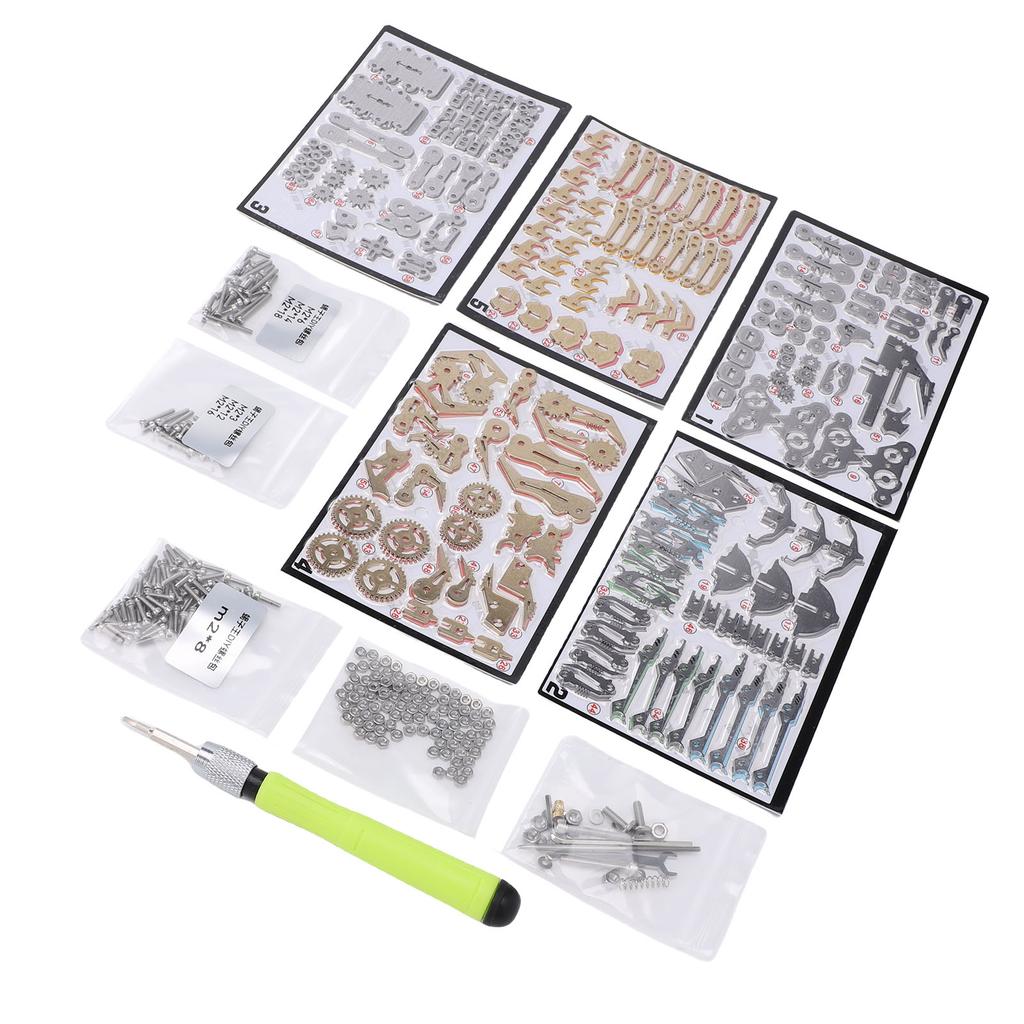3D Metal Puzzles Kit To Build STEM Educational Toy   Mechanical Puzzle Building Blocks for Kids Adults