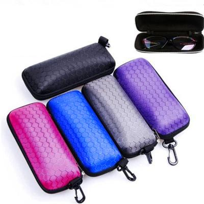 1PC Nuevo Estuche para Gafas con Cremallera de Panal Estuche Portátil para Gafas de Sol Bolsa con Cremallera Estuche Duro para Gafas Caja de Almacenamiento para Gafas