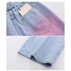 Mädchen Frühling Herbst Set Mode Große Kinder Frühling Kleidung Dopamin-Spray Farbe Denim Zweiteiler Trend