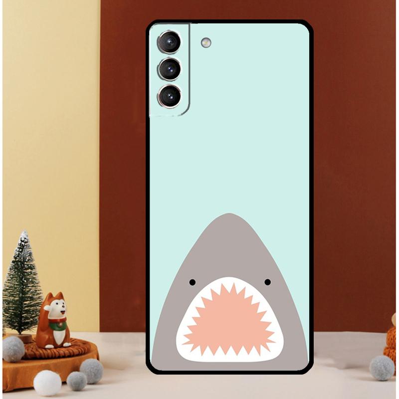 Whale Sharks Case For Samsung Galaxy S23 Ultra S24 S22 Note 20 Ultra 10 Plus S8 S9 S10 S20 S21 FE Cover