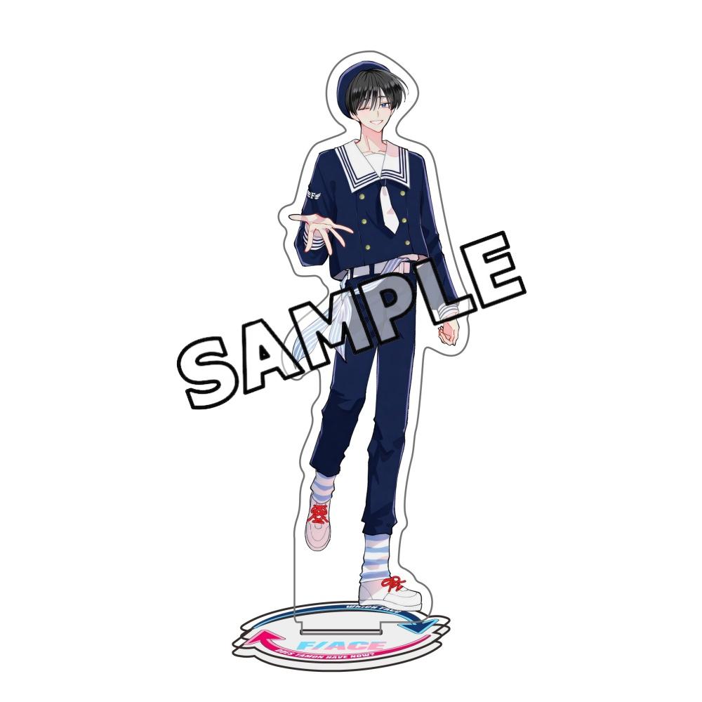 Anime Tamon-kun Ima Dotchi!? Tamon's B-Side Acrylic Stand Keychain Fukuhara Tamon Rintaro Kai Figure Desktop Decor Gift for Fans