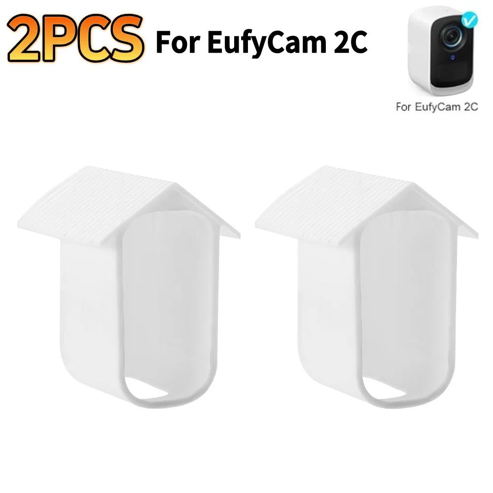 1/2 Stück Silikonhülle für EufyCam 2C Wasserdichte Sicherheitskamera Schutzhülle für Eufy Security S300 eufyCam 3C Abdeckung Skin