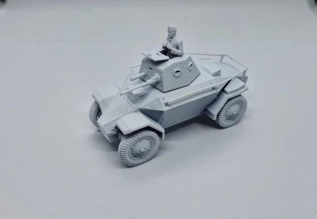 Mussini 1/72 WWII Hungarian 39M Csaba Armored Reconnaissance Vehicle Resin Kit MM072-035 (Tank)