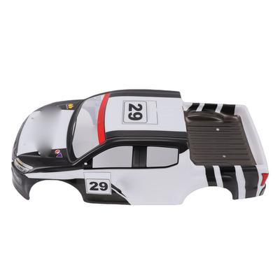 1 10 Car Body Shell RC Car Body Shell PVC Replacement Universal Accessory Spare Part for 26cm Wheelbase Black White