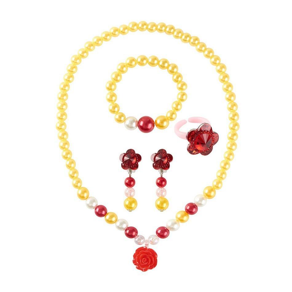 Children'S Princess Crown Accessories Necklace Set Bag Accessories Mermaid Generation Children'S Birthday Gift Jewelry