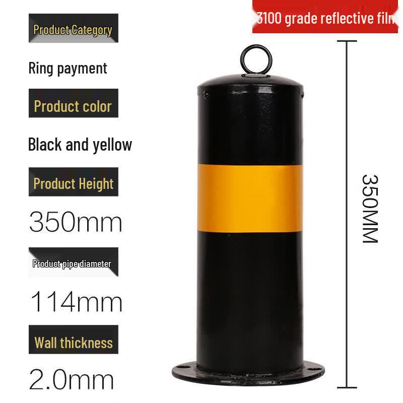 Thickened Steel Parking Bollard