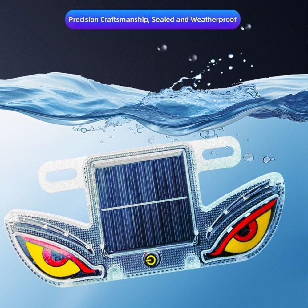 Colorful Solar LED Car Light Wireless Car Warning Light Gifts Vehicle Strobe Light
