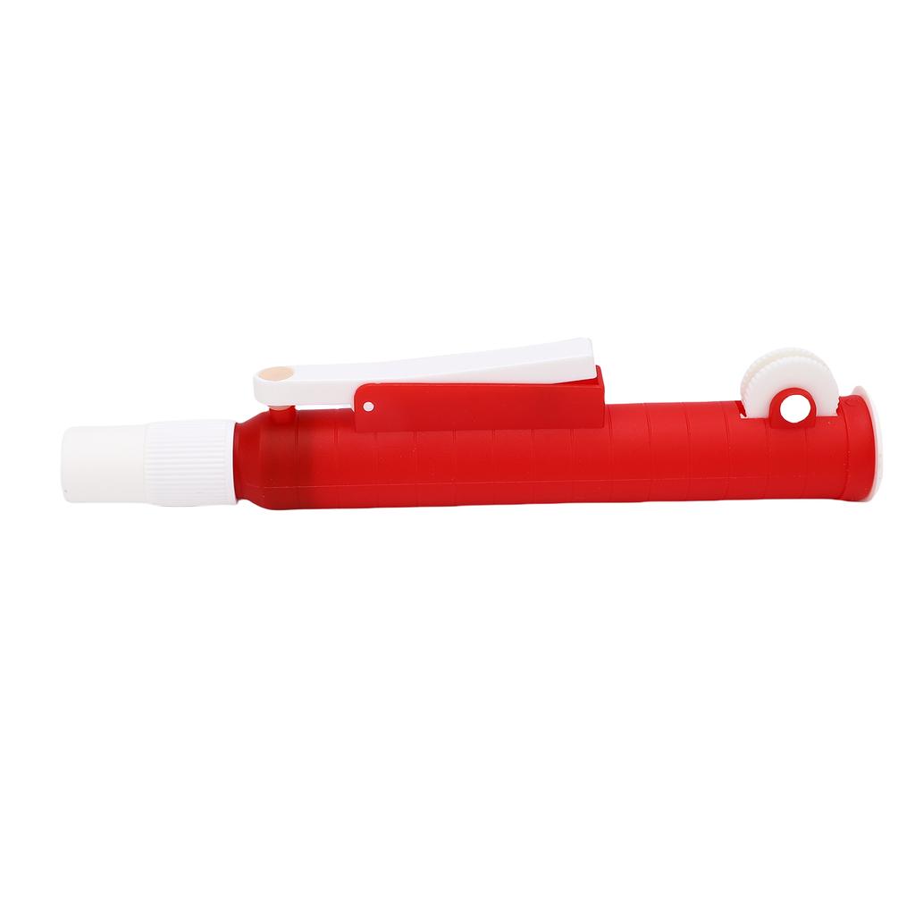 Pipette Pump 25ml Red Easy Liquid Transfer   Dispensing Pipette Pump for Laboratory Research