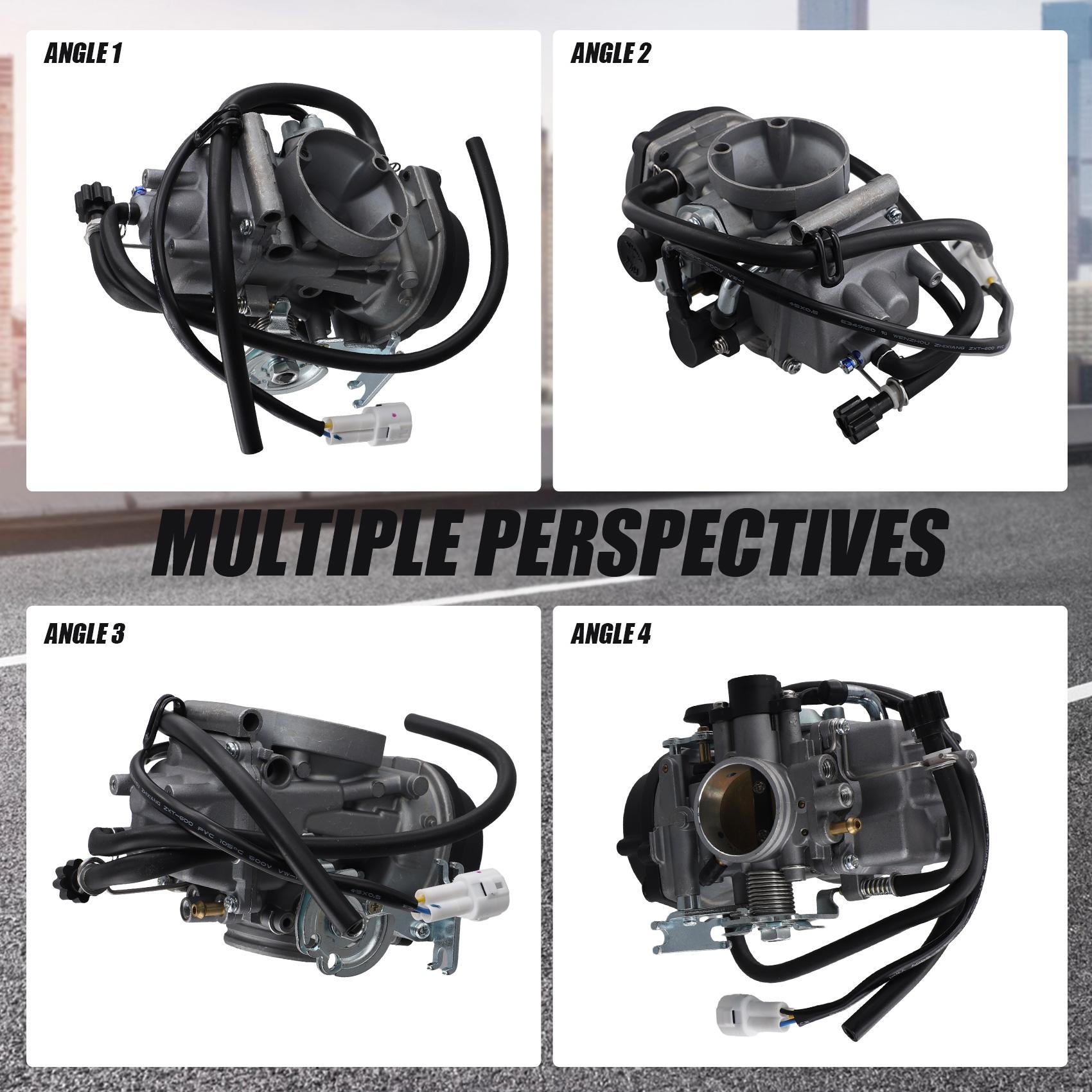 Durable-New Carburetor For Suzuki Drz400 Drz400sm Drz400s 13200-29FB4 13200-29FC3 13200-29FQ0 13200-29F21 15003-S014 15003-S028 Black Silver