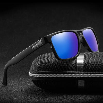 Designer Polarized Sunglasses Women Vintage Driving Sun Glasses Men Anti-UV Goggles Eyewear Black