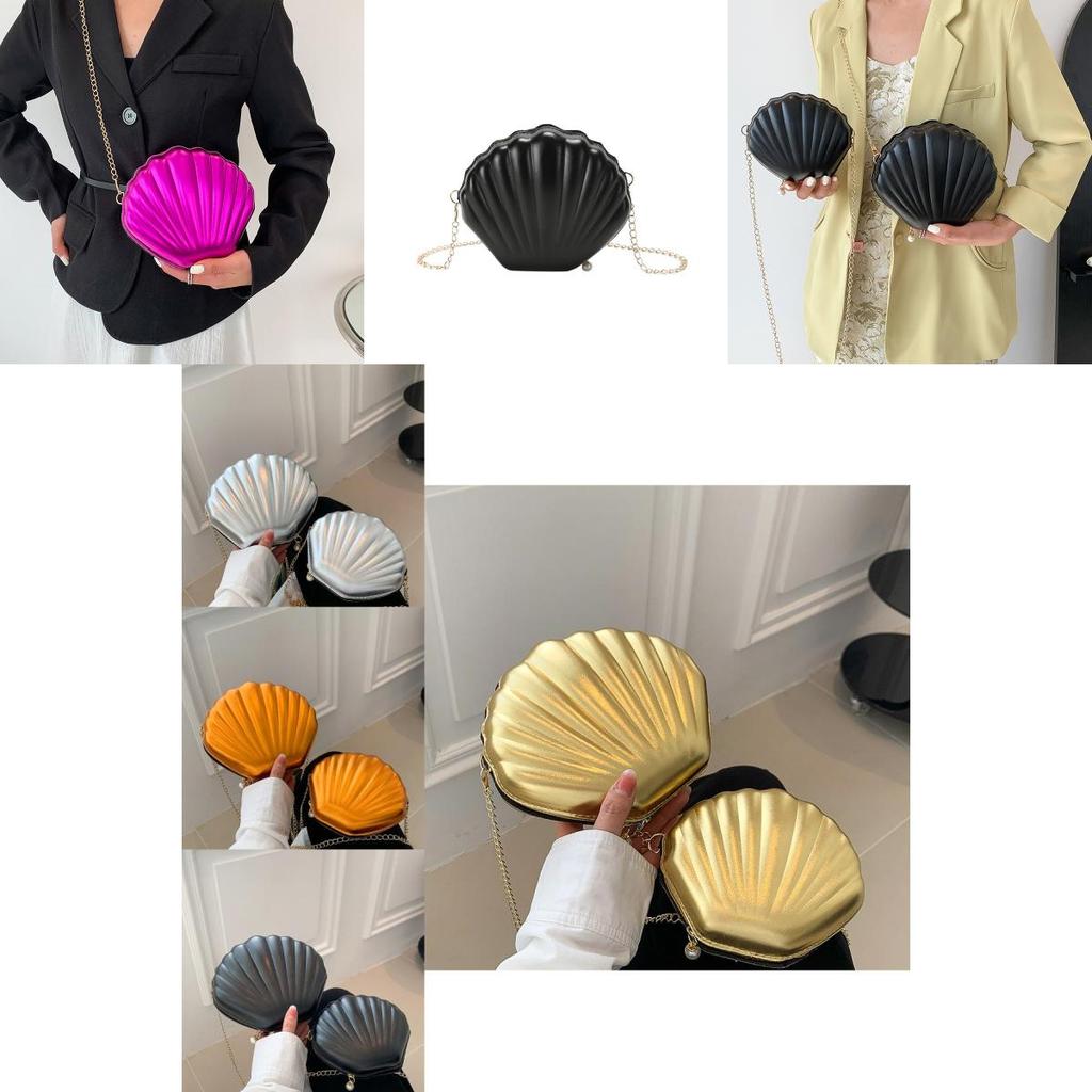 Elegant Shell-shaped Handbag For Women In Vibrant Colors Perfect For Daily Wear