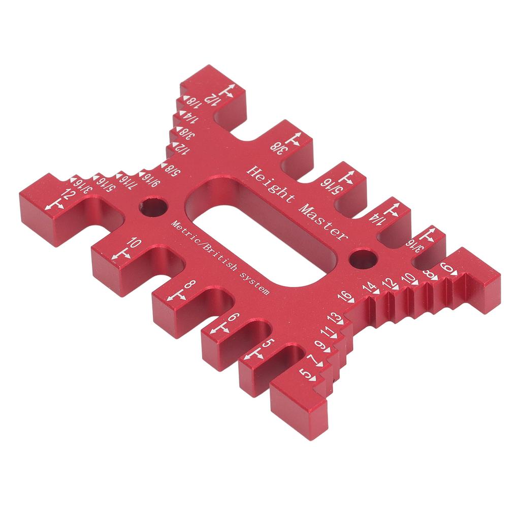 Dovetail Jig Tenon Caliper High Accuracy Scales Carpentry Router Saw Measuring Ruler for Woodworking