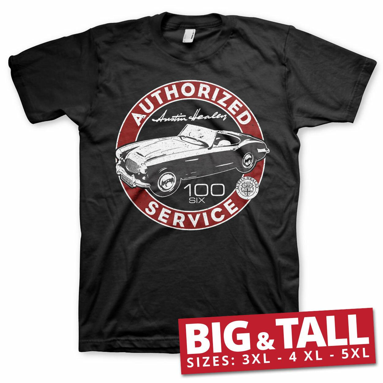 Licensed Austin Healey Authorized Service BIG TALL 3XL4XL5XL Men s T-Shirt S