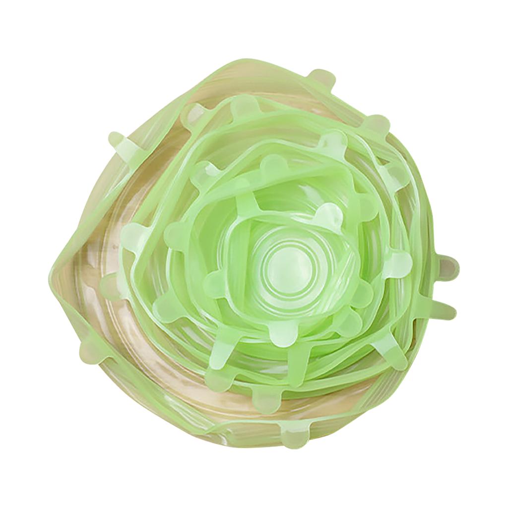 Silicone Food Cover, Reusable Stretchable Sealing for Heat Retention and Food
