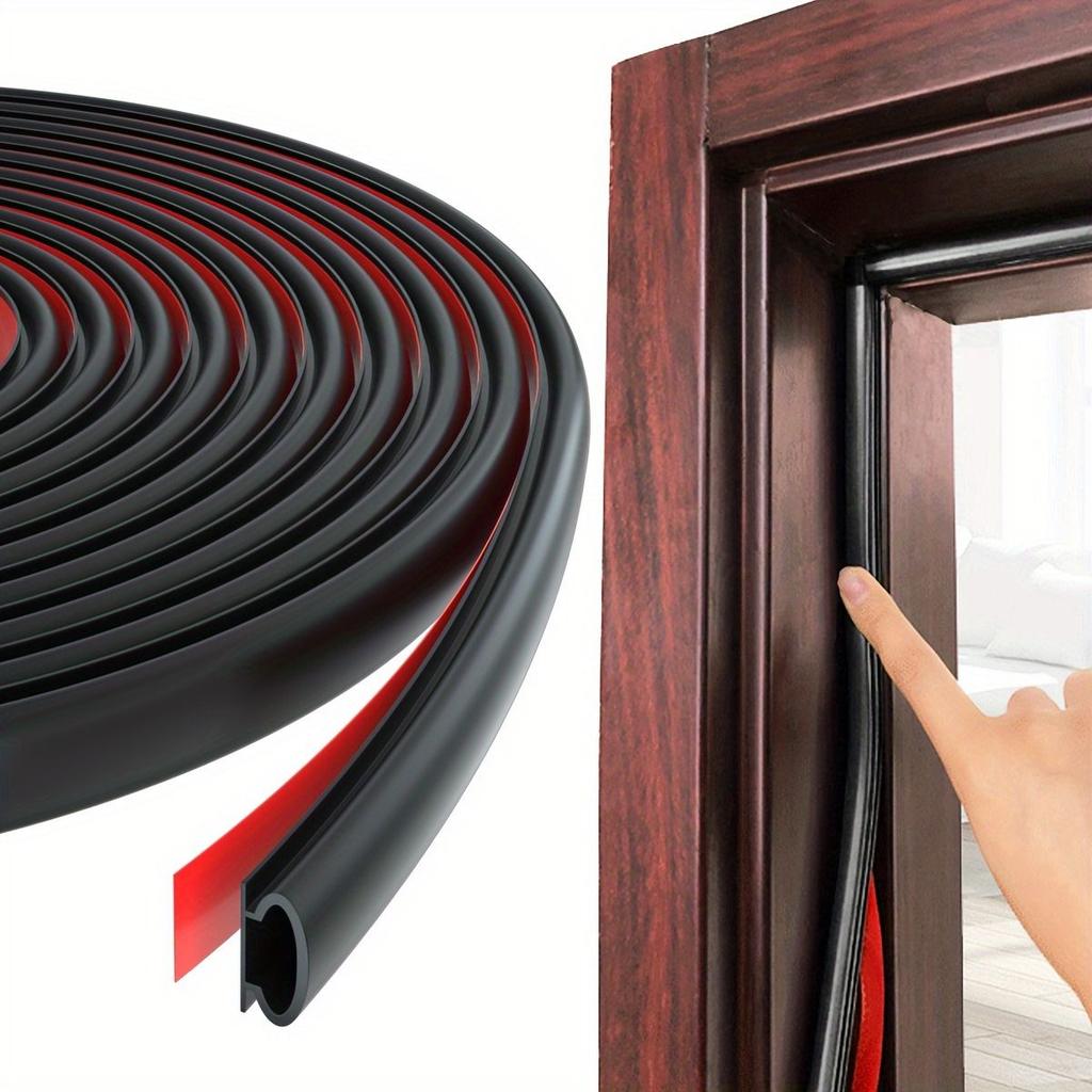 Self-adhesive Silicone Sealing Strip For Security Doors, I-beam Type For Doors, Soundproof, And -collision Strip For Entrance Doors,