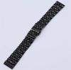 Stainless Steel Solid Seven Bead Watch Band 10 12 13 14 15 16 17 18 19 20 21 22 23 24mm Watch Accessories Watch Straps