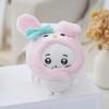 Cute Cross-Dressing Jiyi Plush Doll Jiyi Headgear Self-Deprecating Bear Keychain Bag Pendant Girl Gift