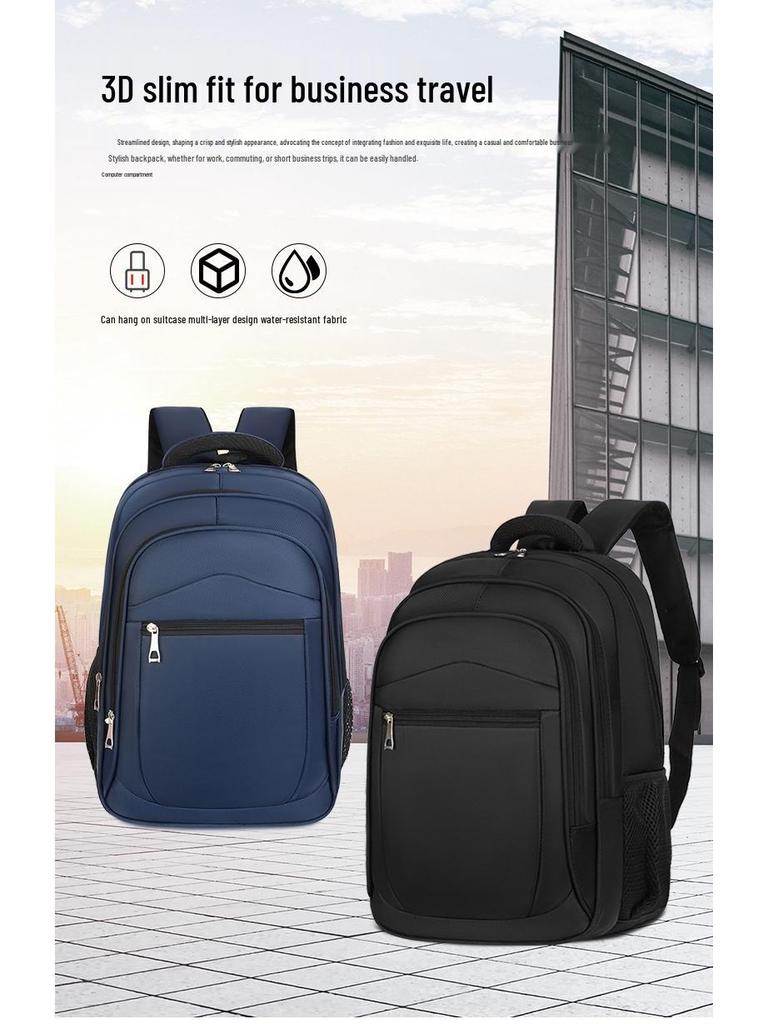 Multifunktionaler leichter Rucksack für Studenten: Tasche aus Oxford-Gewebe mit großem Fassungsvermögen für Freizeit, Geschäft und Schule