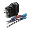 2Pcs 12V 20A Blue LED Light Waterproof Boats Marine Toggle Switches 5 Pin 2 Positions Rocker Switches Easy to Install