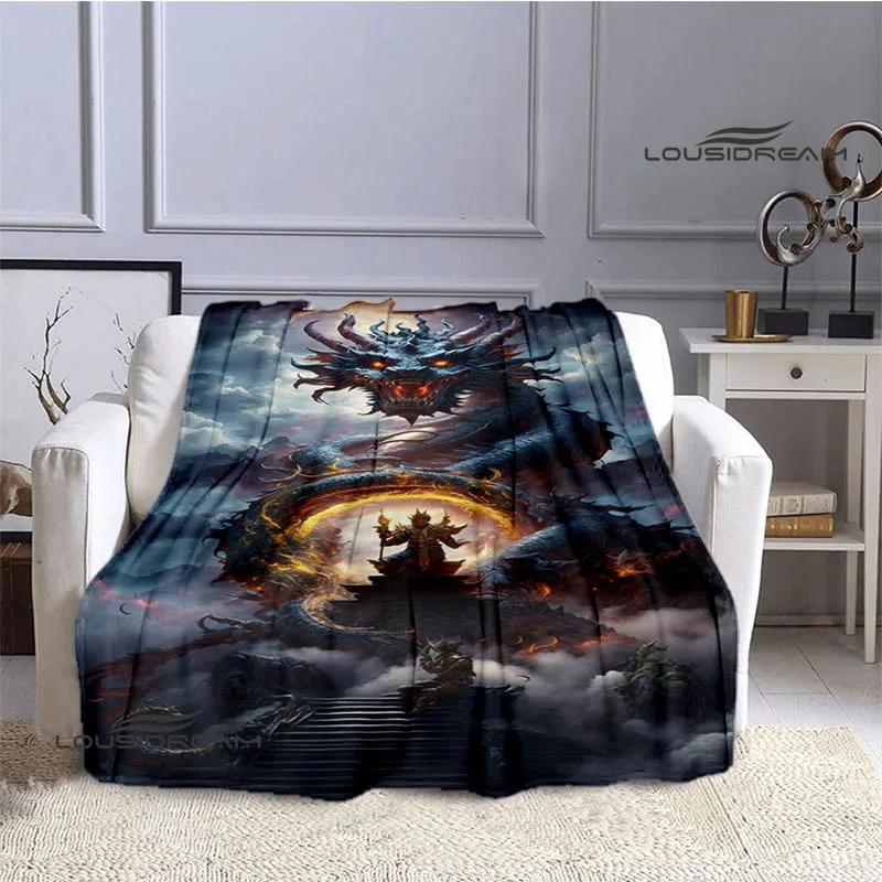 3D game Black Myth: WuKong Printed blankets Warm Flannel blankets Soft and comfortable blanket bed linings Birthday Gift