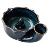 Auto Rotating Vortex Berry Fruit Washing Bowl Ceramic Glaze 360 Spin Rinser Colander Kitchen Strainer Drainer Hands Free