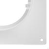 Air Vent Duct Connector Flange 4 inch Ducting Coupling Wall Plate for Laundry Room
