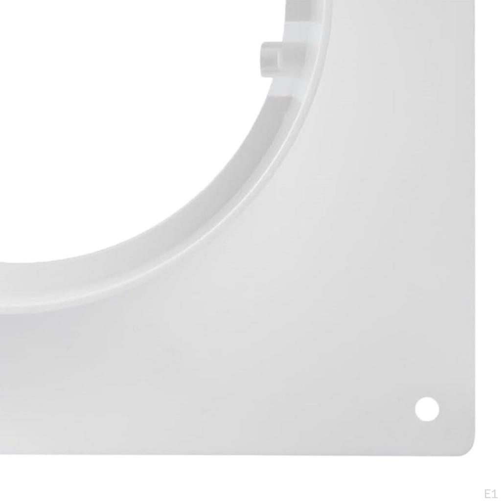 Air Vent Duct Connector Flange 4 inch Ducting Coupling Wall Plate for Laundry Room