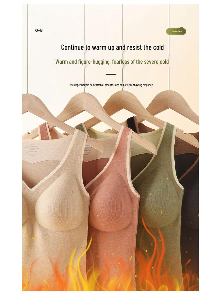 Nahtloses Damen-Thermo-Unterhemd mit Feuchtigkeitstransport - Weich, figurbetont und langanhaltende Wärme