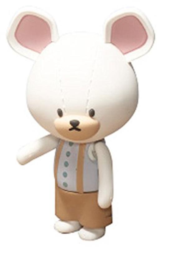 

Hakoroom The School Polar Bear David Plastic Model Bears Kit, Color-Coded