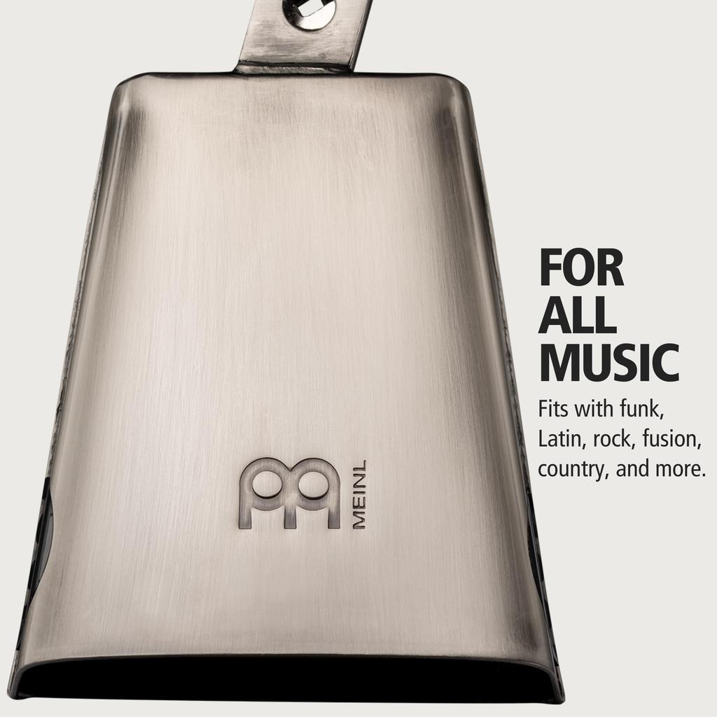 MEINL Percussion Hand Brushed Steel Cowbell 5 STB55 1/2" []