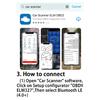 Automotive Fault Detector ELM327 V1.5 OBD2 Scanner Bluetooth Car Diagnostic Tool For Android /IOS Code Reader