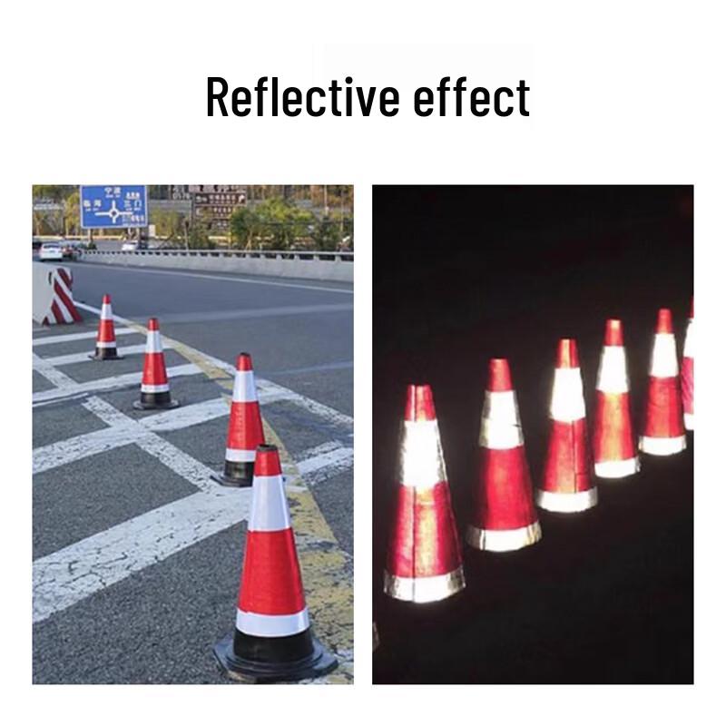 Mainuoqi Rubber Traffic Cone with Reflective Strip
