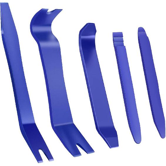 XBRN Trim Removal Tool - 5Pcs Trim Removal Tool Set,Car Pry Tool Kit, Car Panel Door Audio Trim Tool Kit for Vehicle Dash Radio Audio taller