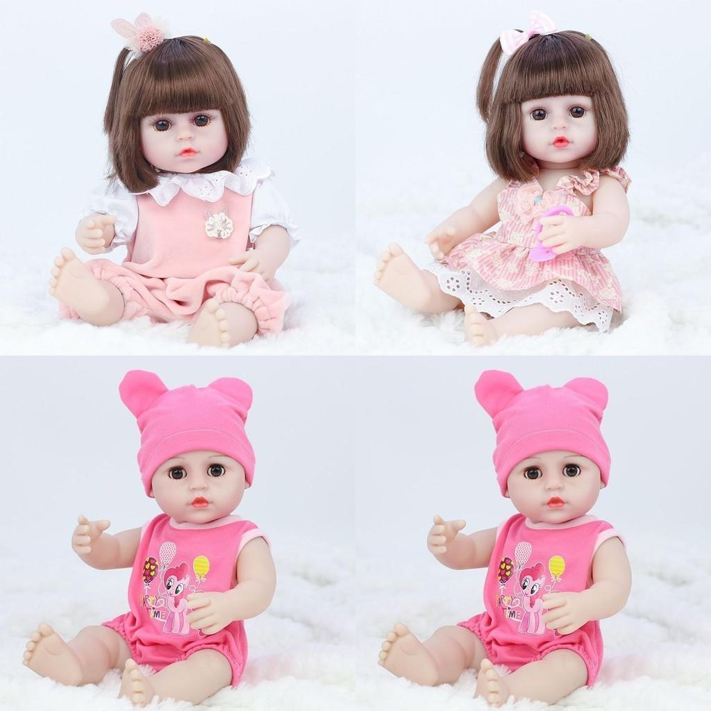 Realistic Reborn Baby Doll With Soft Full Silicone Body Safe And Non-toxic For Newborns