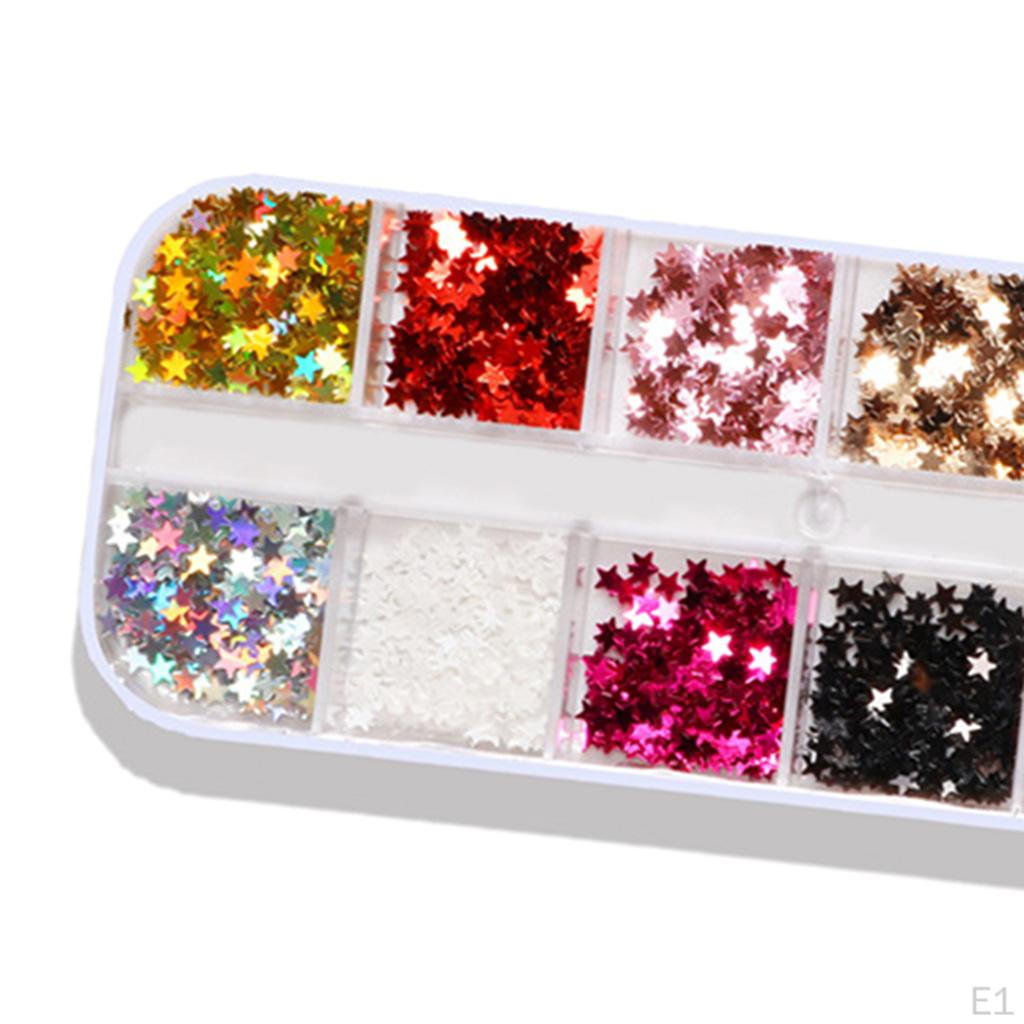 Nail Paillettes Tinsel Flakes Nails Eyes Make