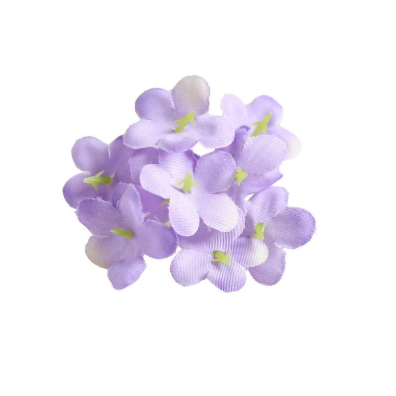 4cm 20Pcs Daisy Flower Heads Silk Hydrangea Artificial Flowers for Wedding Home Decoration DIY Christmas Wreath Gifts Accessory