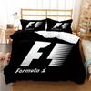 Sada povlečení Formula 1 Povlak na peřinu Formula přikrývka nadšenec do závodů Povlečení Povlak na polštář Postelová sada Pro chlapce Dospělý